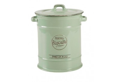 Pride of Place Large Biscuit Jar OLD GREEN (D160 x H215mm / 6.3 x 8.5")